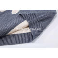 Pullover con spalle abbottonate in jacquard di cavallo lavorato a maglia da ragazzo